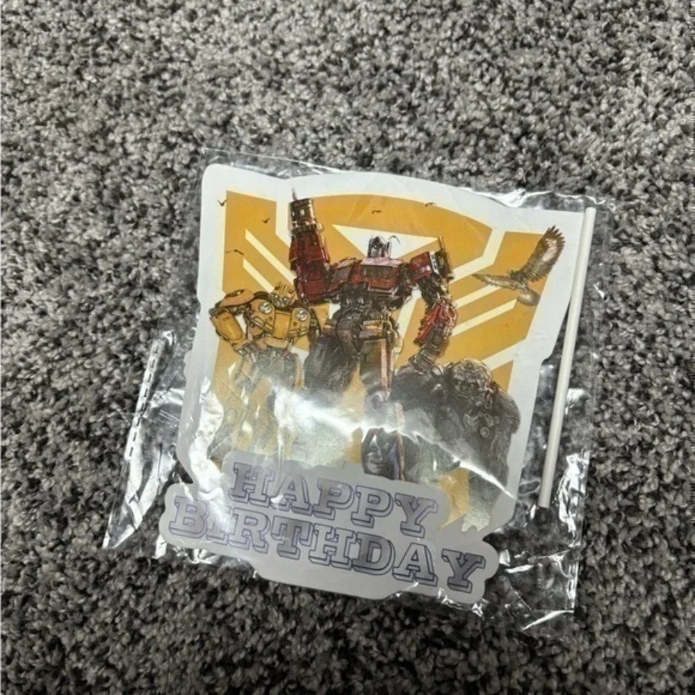 NEW Transformers cake toppers
